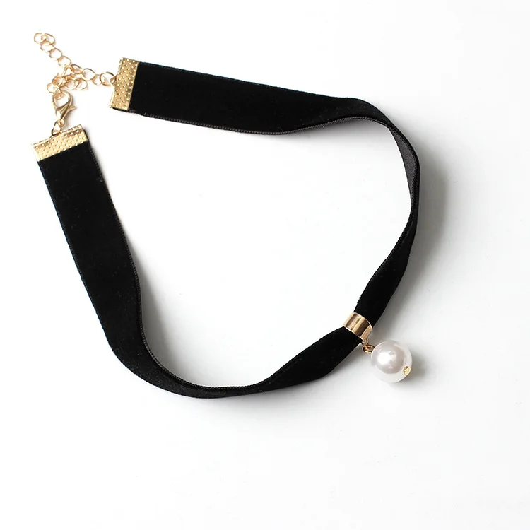 An imitation pearl velvet neck - Women'S Accessories Flannels avaliação e preço