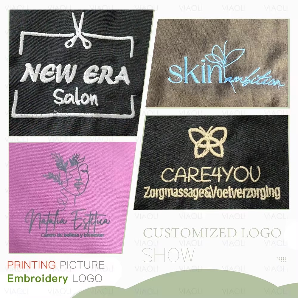 Women Slim Fit Scrubs Top Cust - Women Accessories Logo avaliação e preço