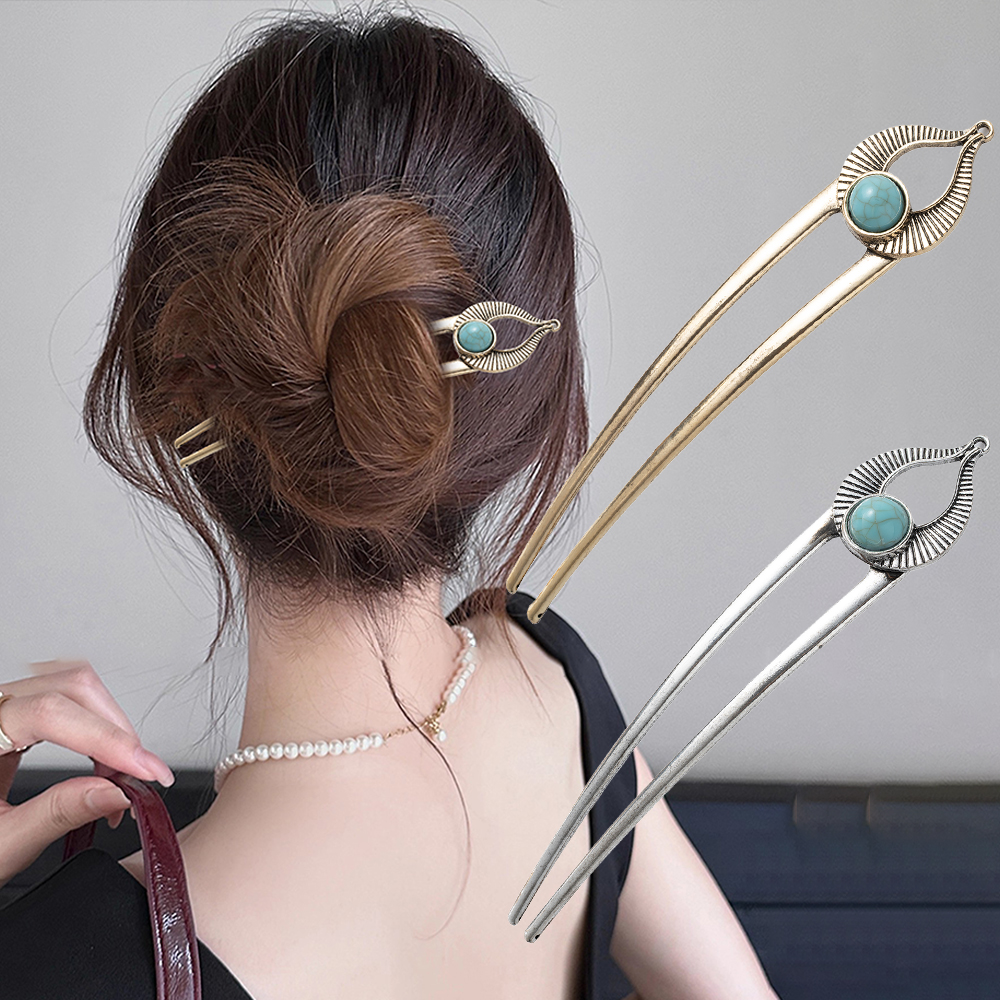 Egypt Turquoise U Shape Hair F - Young Women'S Accessories avaliação e preço