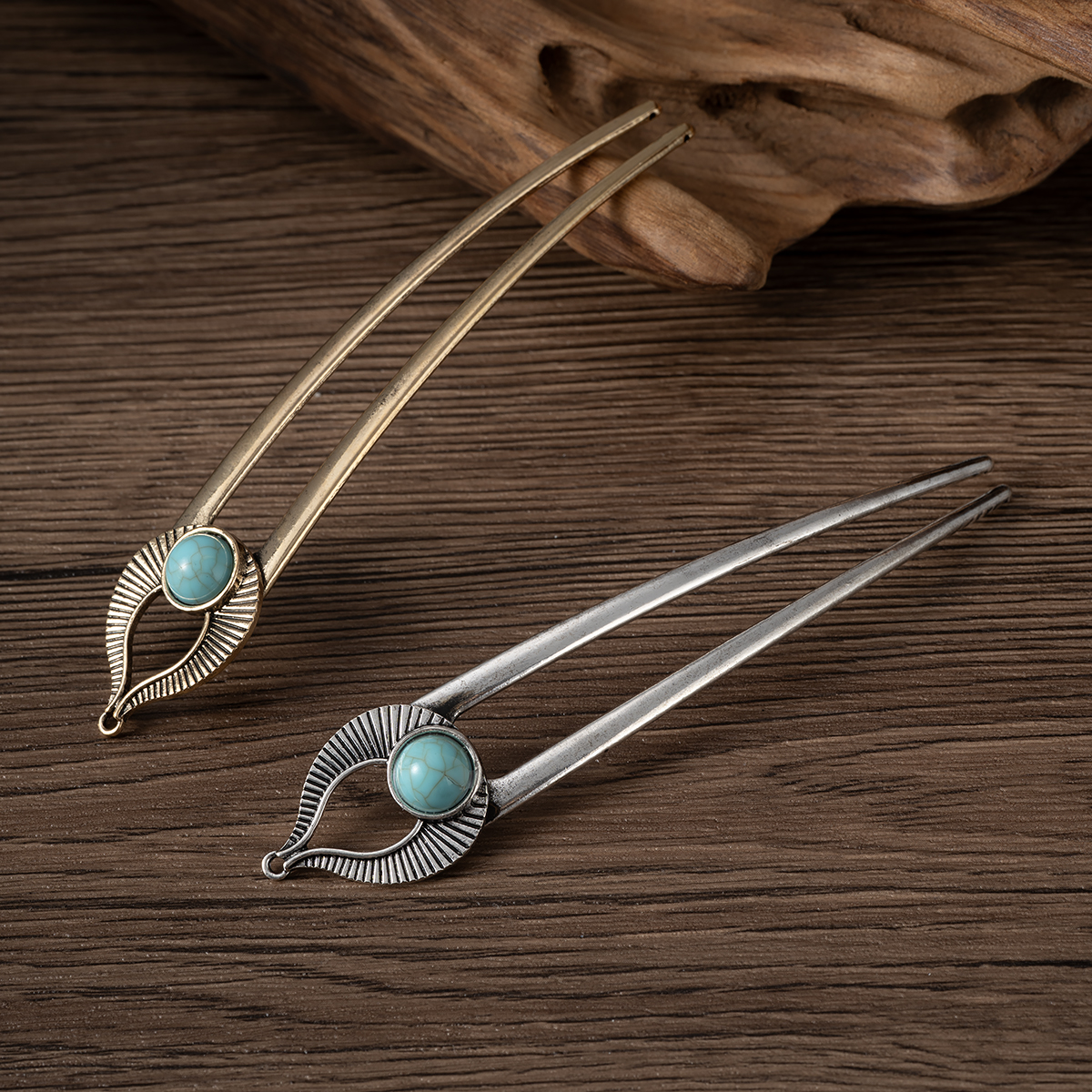 Egypt Turquoise U Shape Hair F - Young Women'S Accessories avaliação e preço