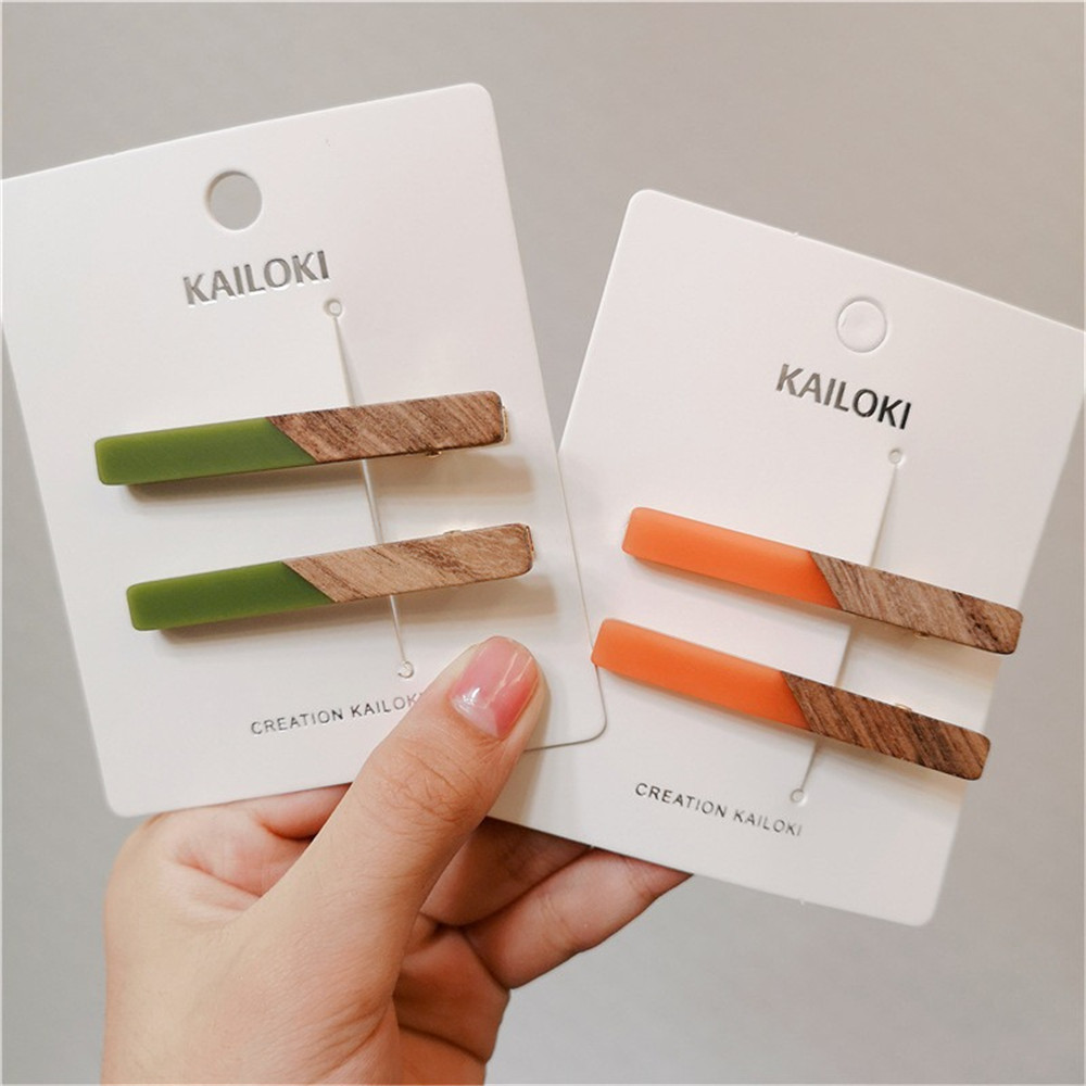 2Pcs/set Candy Color Patchwork - Women Accessories Combo Gift avaliação e preço