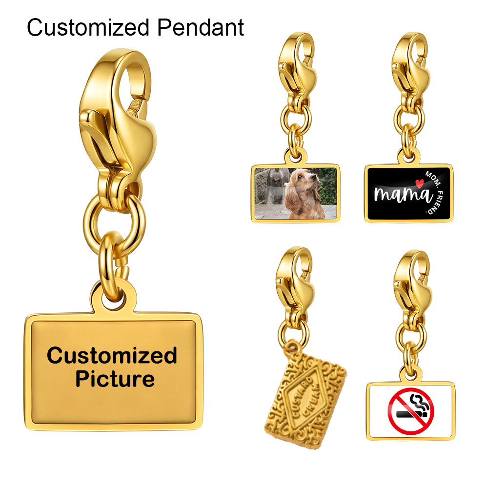 Fashion Square Customized Pend - Women Accessories Logo avaliação e preço