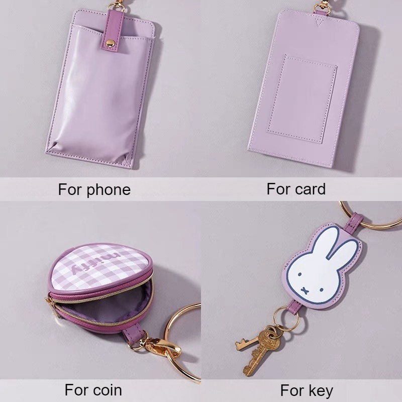 Miffy Kawaii Phone Pouch Set C - Women Accessories Combo Gift avaliação e preço