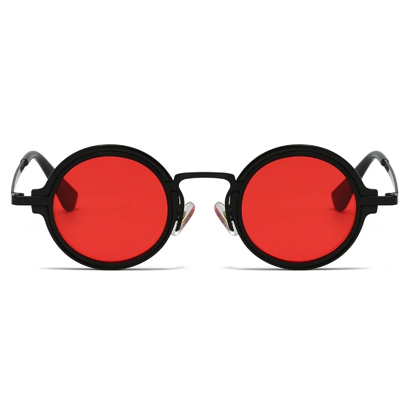 New Retro Metal Round Frame Su - Women Accessories Trendy avaliação e preço