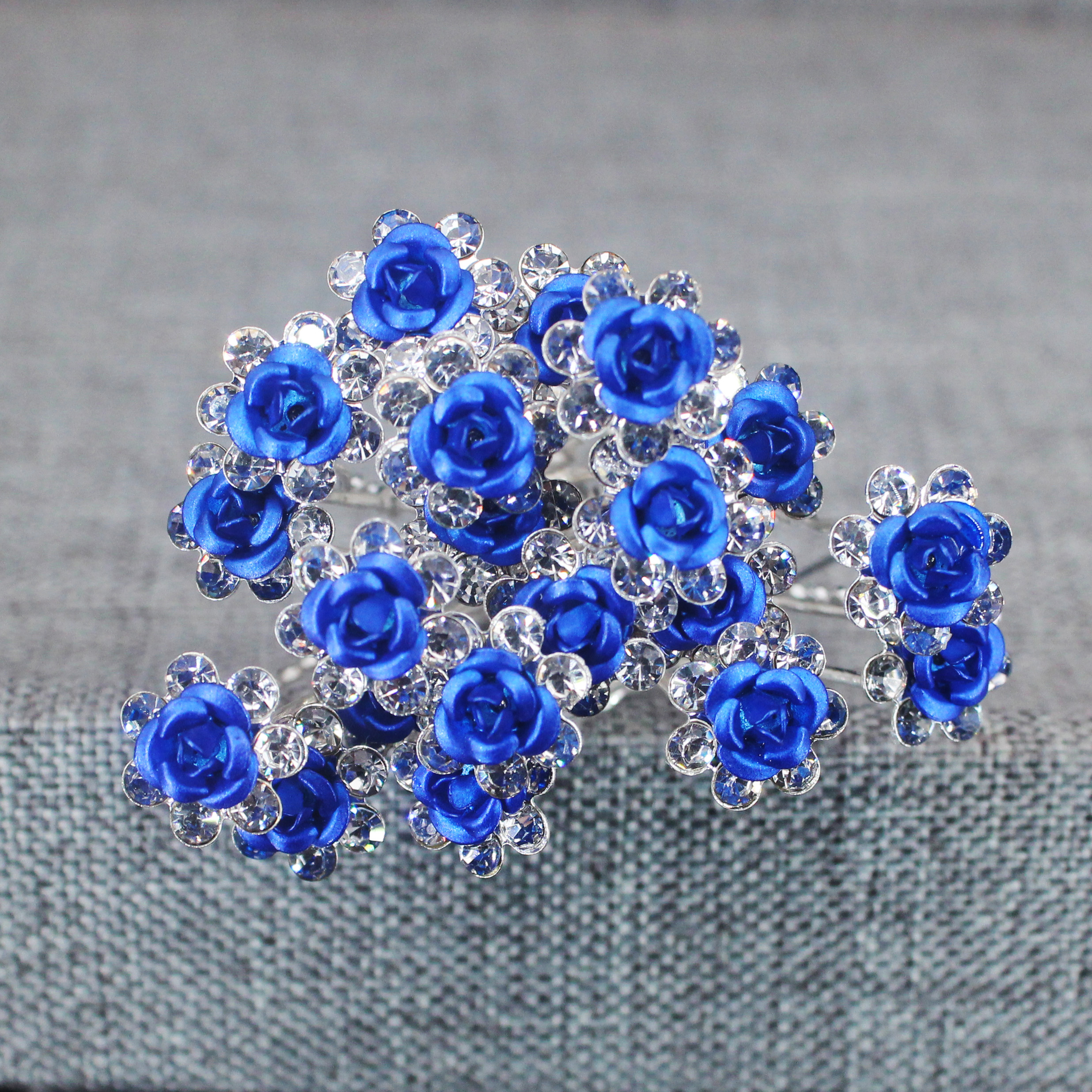 20PCS Rose Flower Rhinestone H - Young Women'S Accessories avaliação e preço