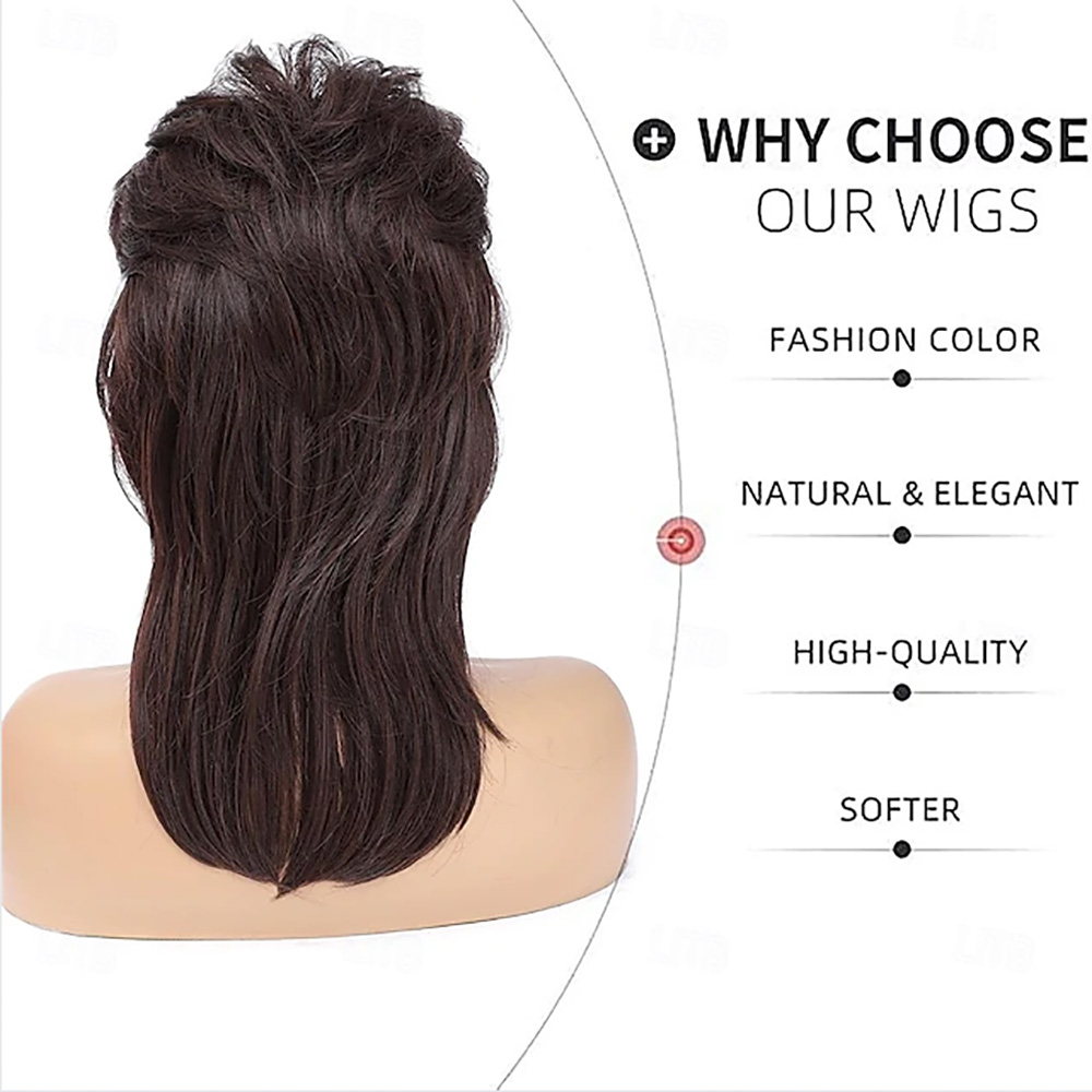 HAIRJOY Synthetic Hair Mullet  - Women'S Accessories In The 80S avaliação e preço