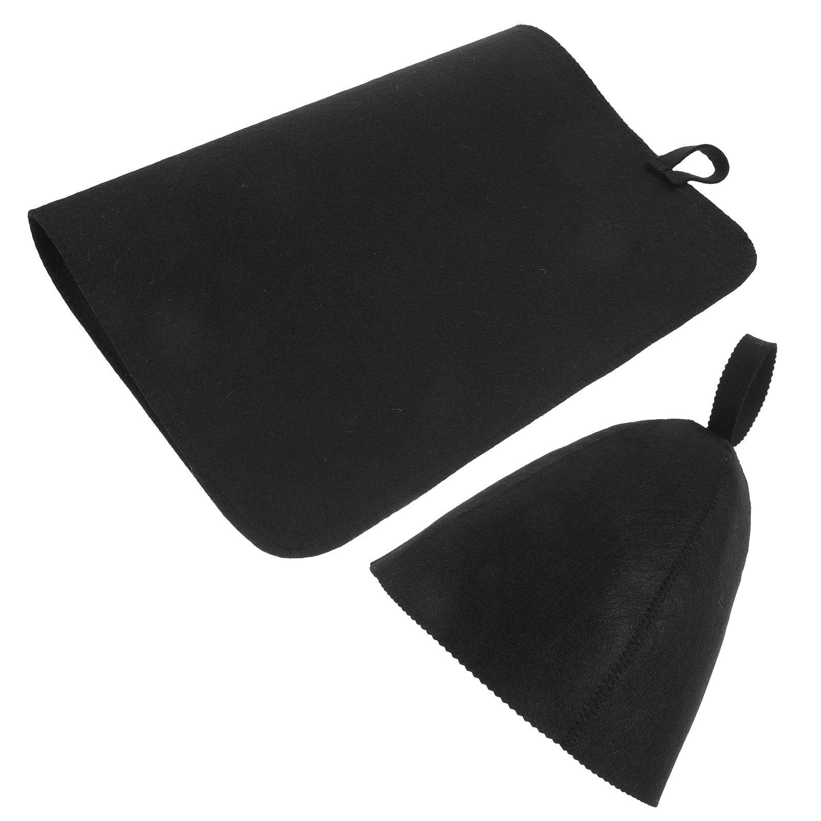 1Set Felt Sauna Hat and Seat C - Women'S Kayak Accessories avaliação e preço
